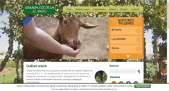 Desktop Screenshot of granjaescuelaelpato.com